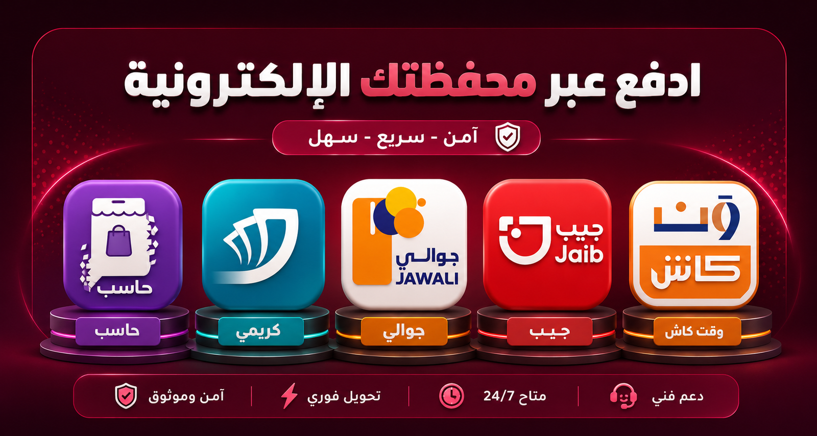الدفع عبر المحافظ الإلكترونية - شبكة غزة